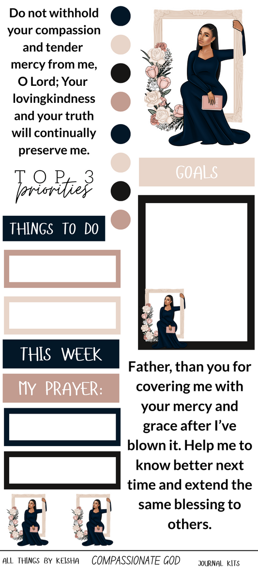 COMPASSIONATE GOD - JOURNAL KIT
