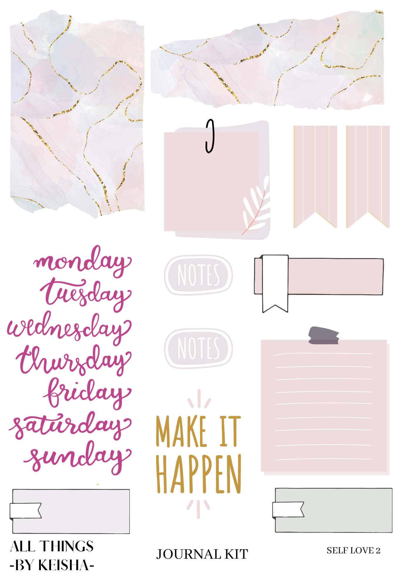 SELF LOVE JOURNAL KIT