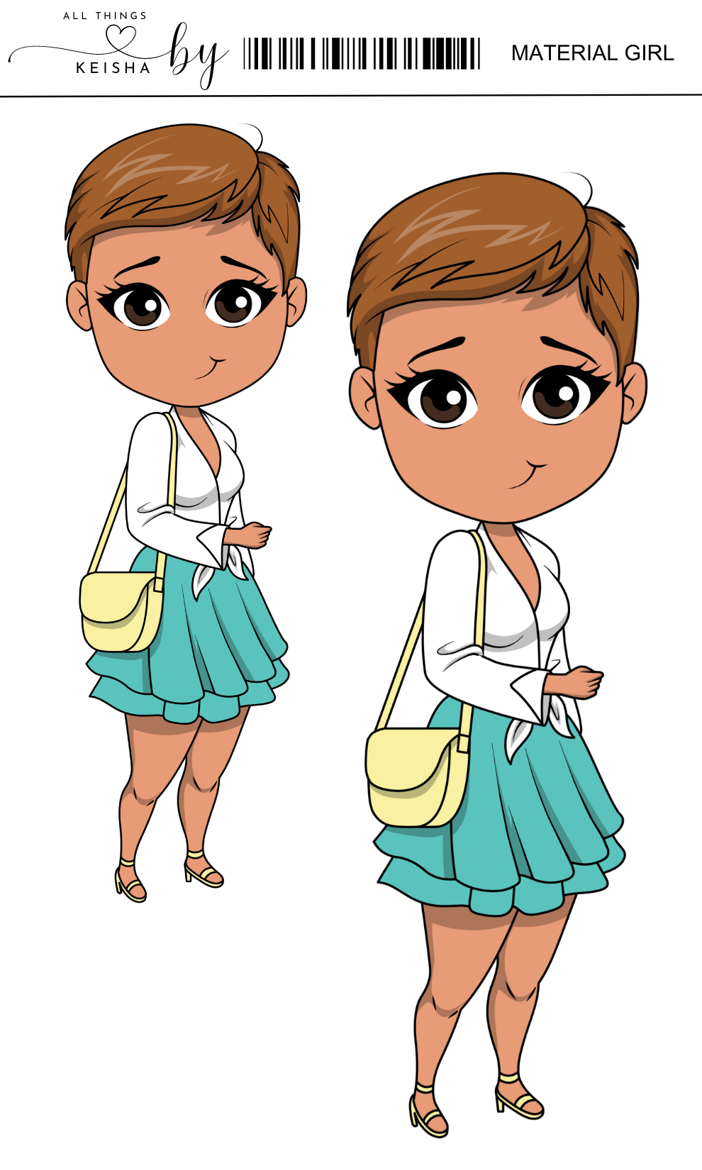 KEKE'S SQUAD - MATERIAL GIRL DOLLS - LIGHT