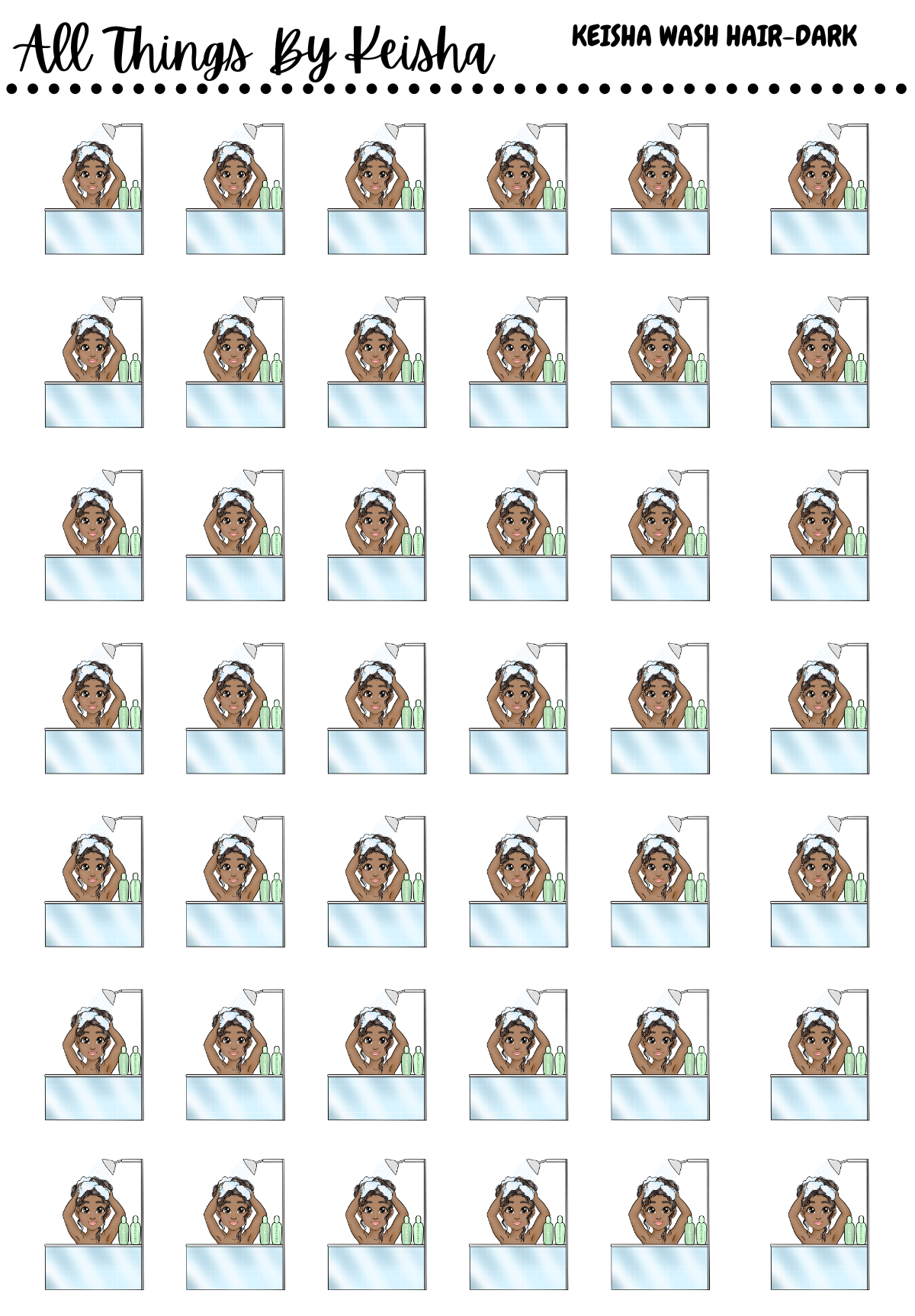 KEISHA WASH HAIR ICONS