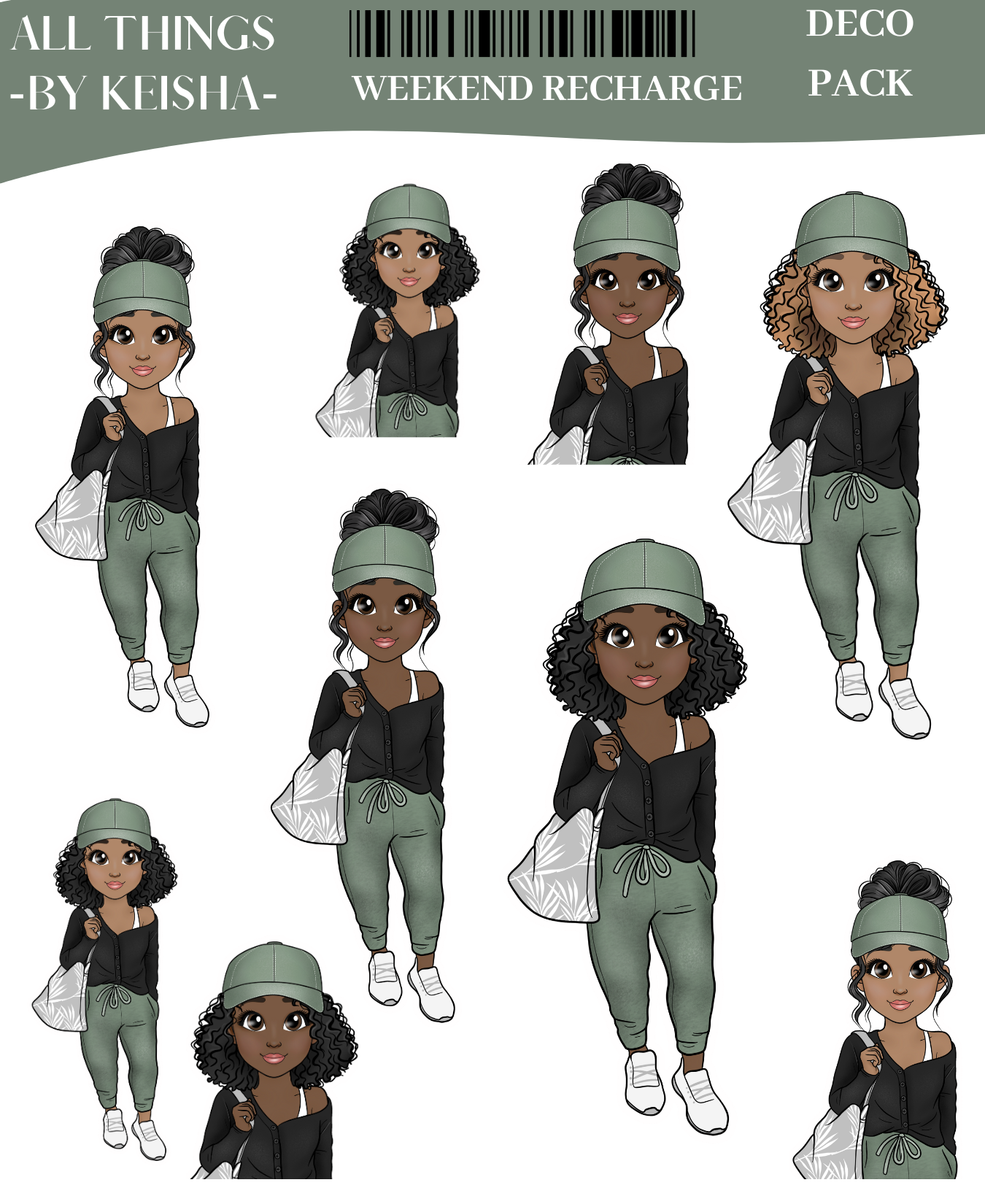 GLAM MA KEKE WEEKEND RECHARGE DOLLS