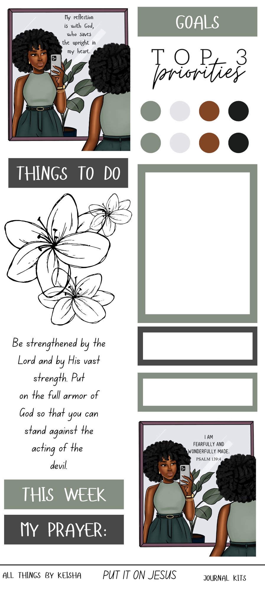 PUT IT ON JESUS- JOURNAL KIT