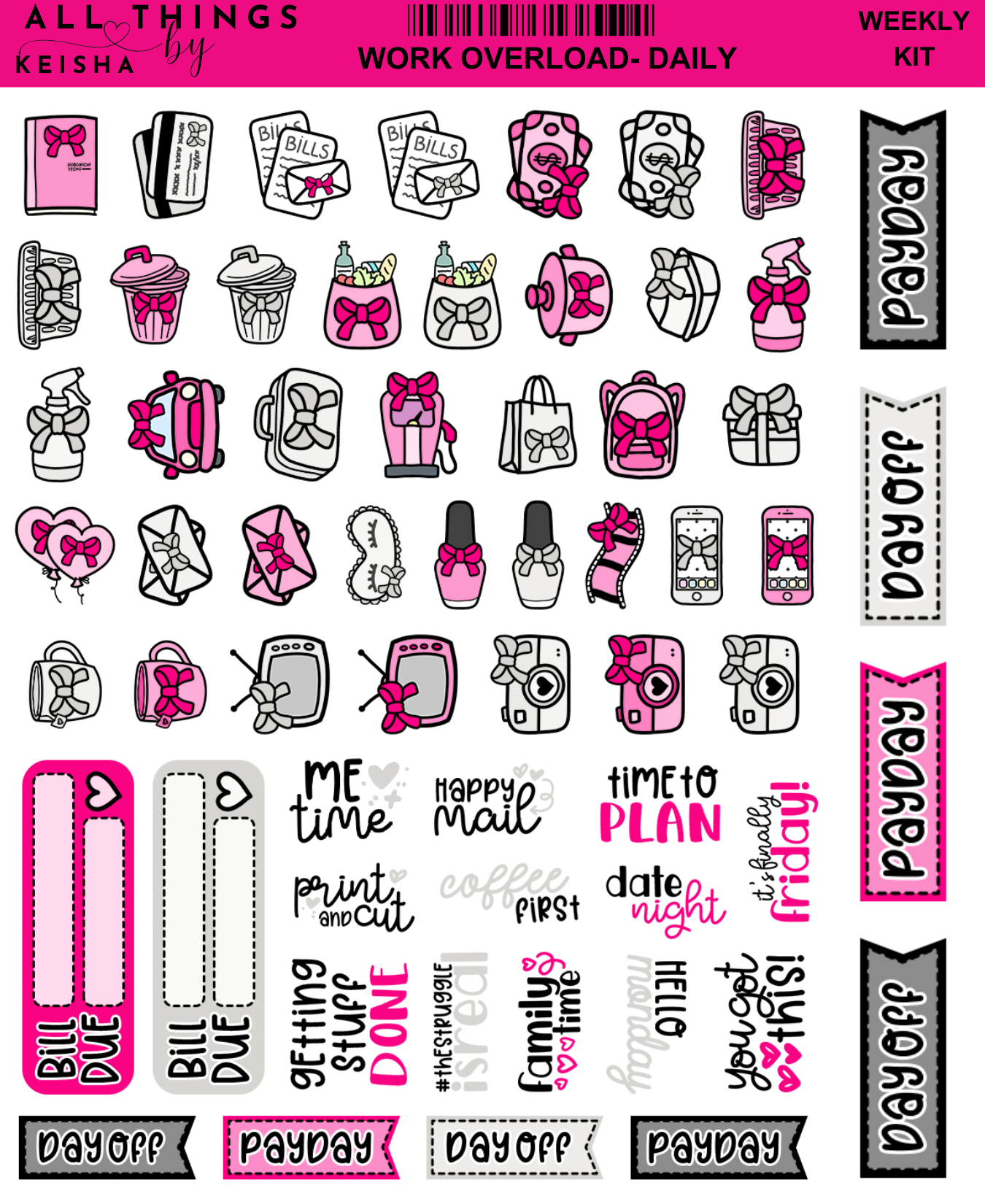 WORK OVERLOAD DAILY MINI HOBO KIT