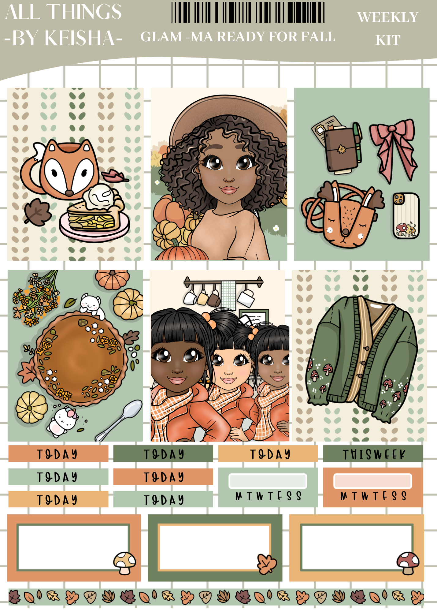 GLAM MA KEKE READY FOR FALL WEEKLY KIT
