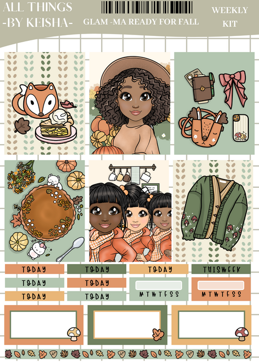 GLAM MA KEKE READY FOR FALL WEEKLY KIT