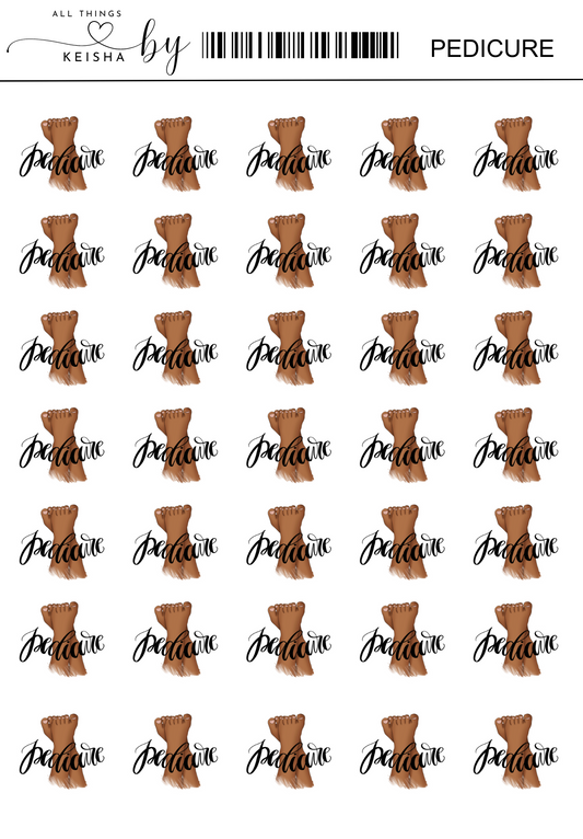 PEDICURE SCRIPT ICONS