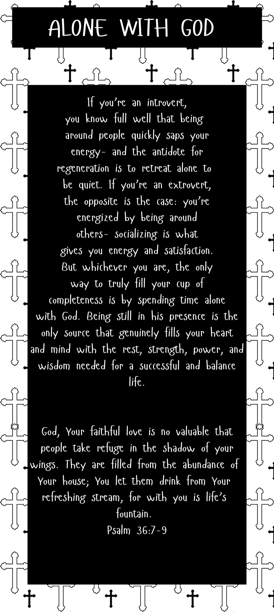 ALONE WITH GOD - JOURNAL KIT