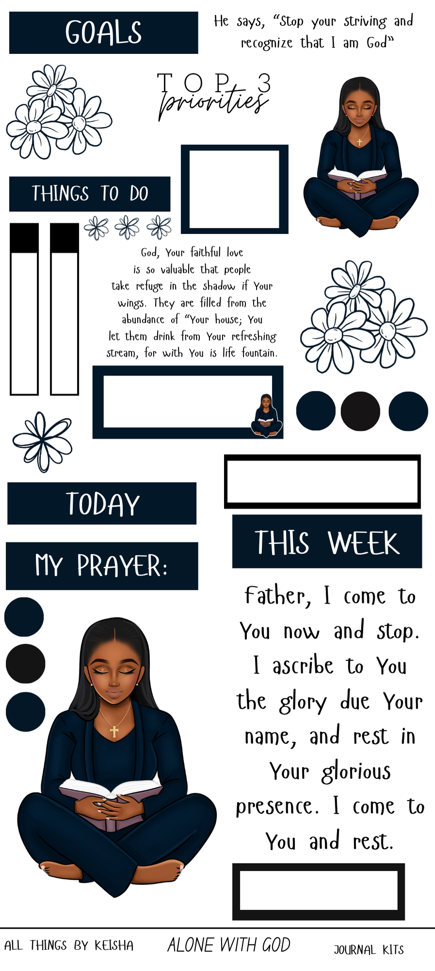 ALONE WITH GOD - JOURNAL KIT