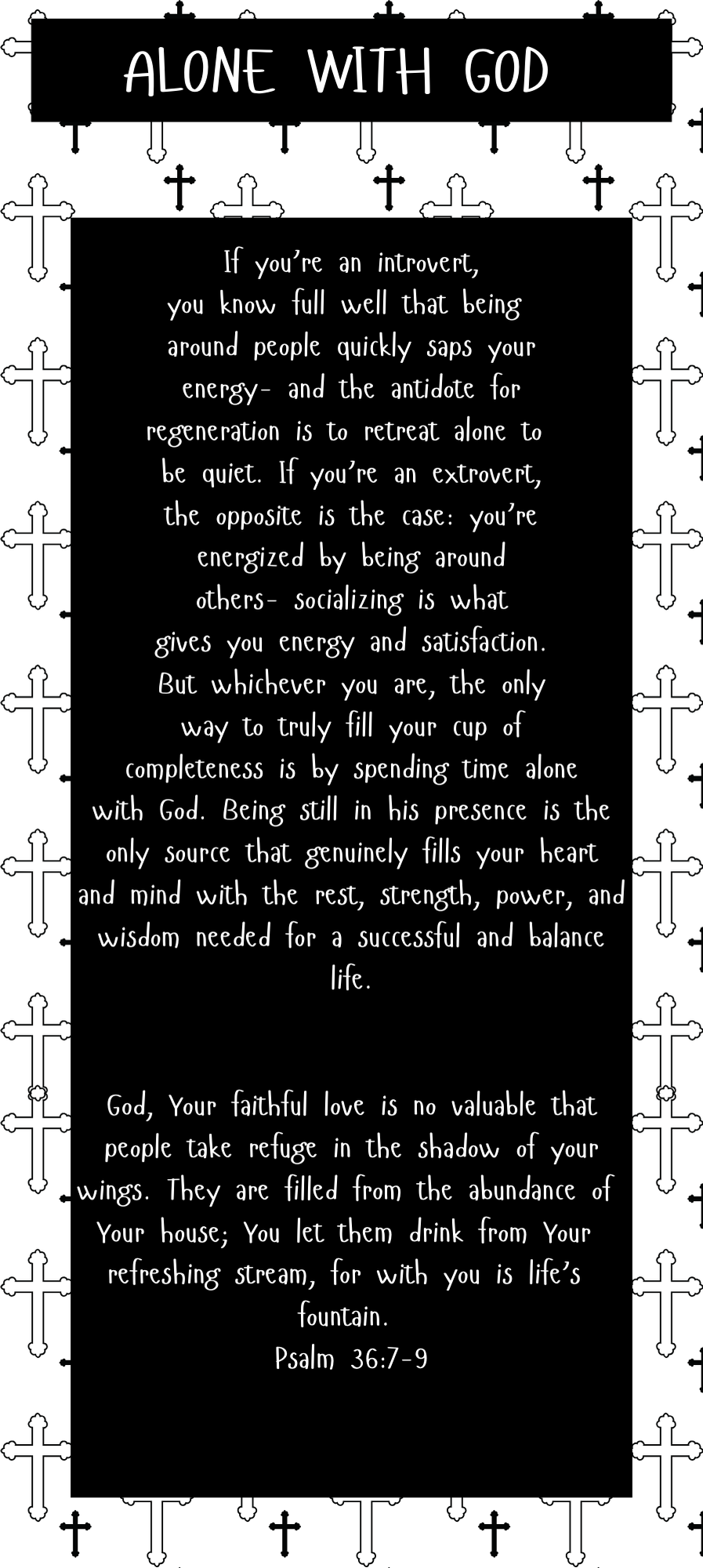 ALONE WITH GOD - JOURNAL KIT