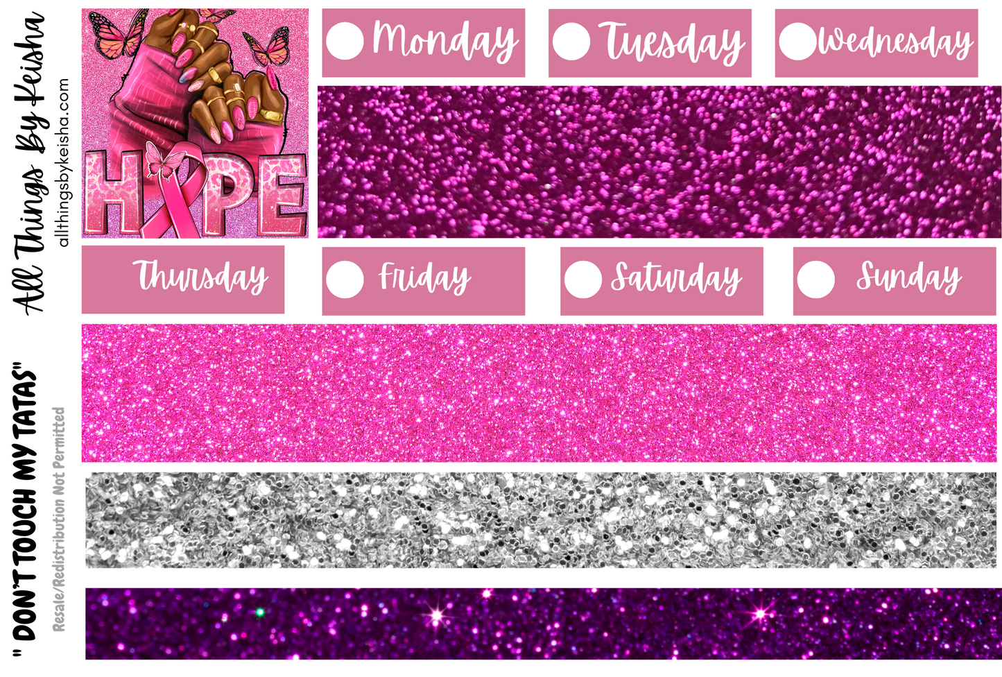 DON'T TOUCH MY TATAS WEEKLY KIT