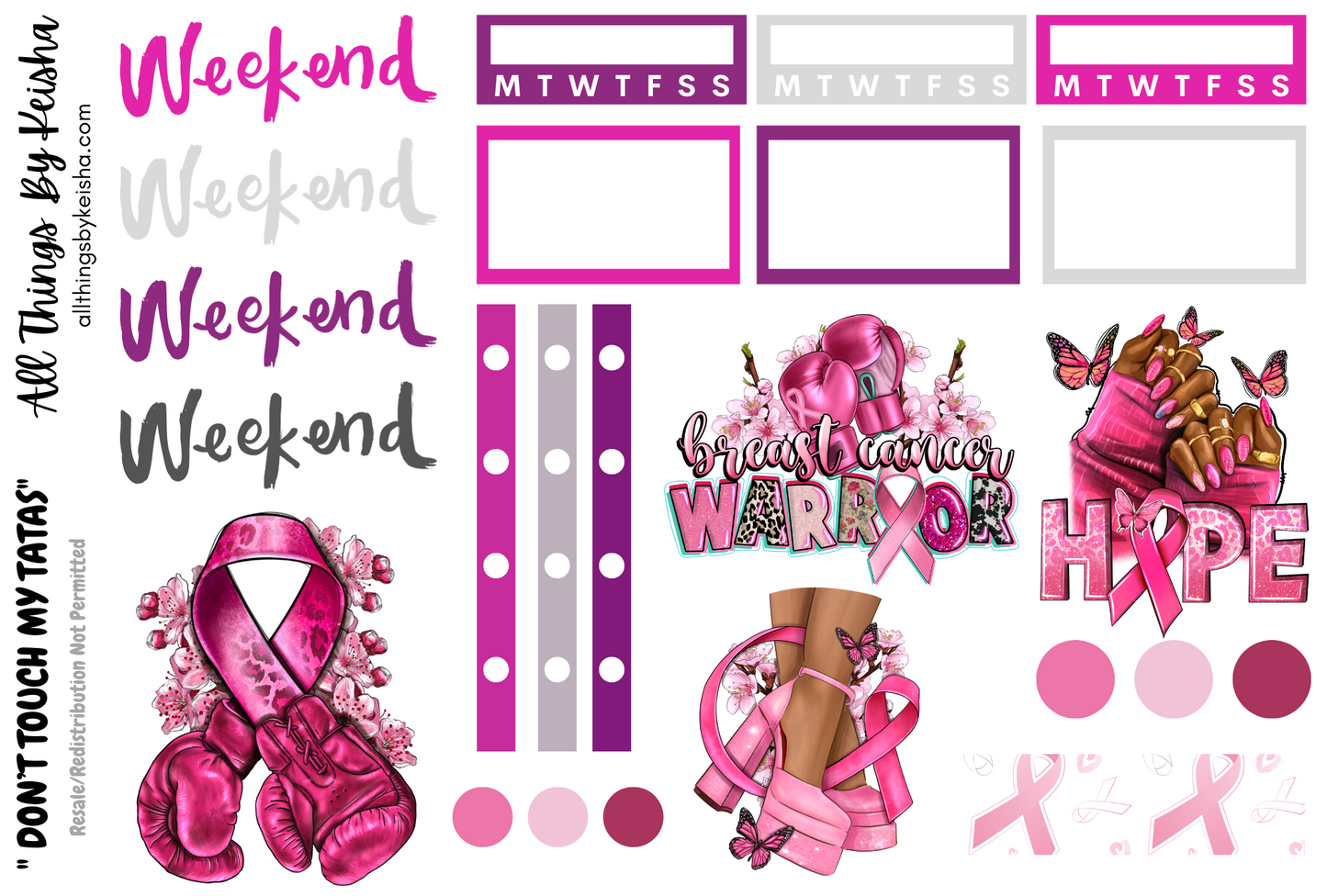 DON'T TOUCH MY TATAS WEEKLY KIT