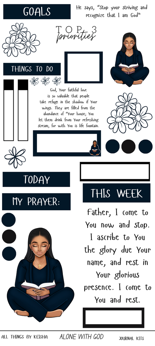 ALONE WITH GOD - JOURNAL KIT