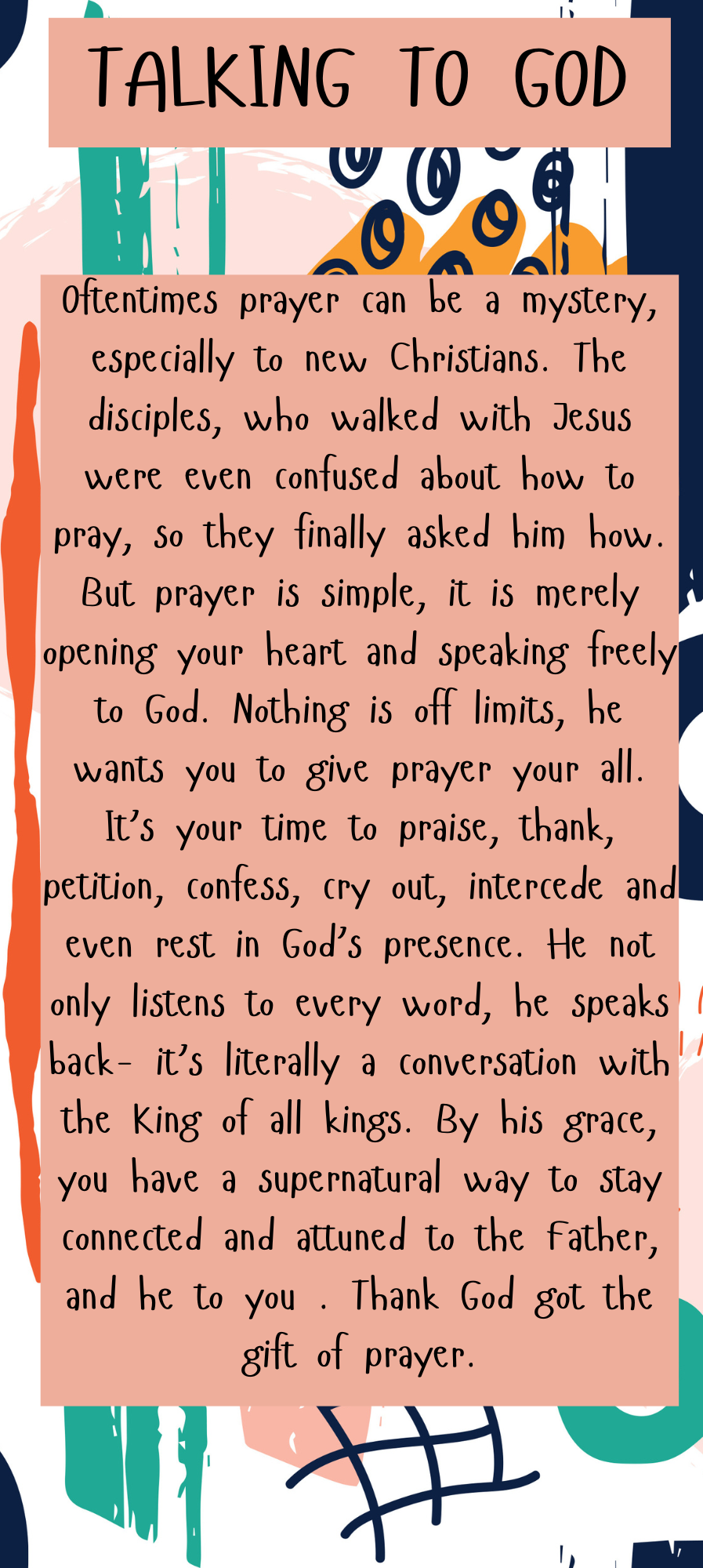 TALKING TO GOD - JOURNAL KIT