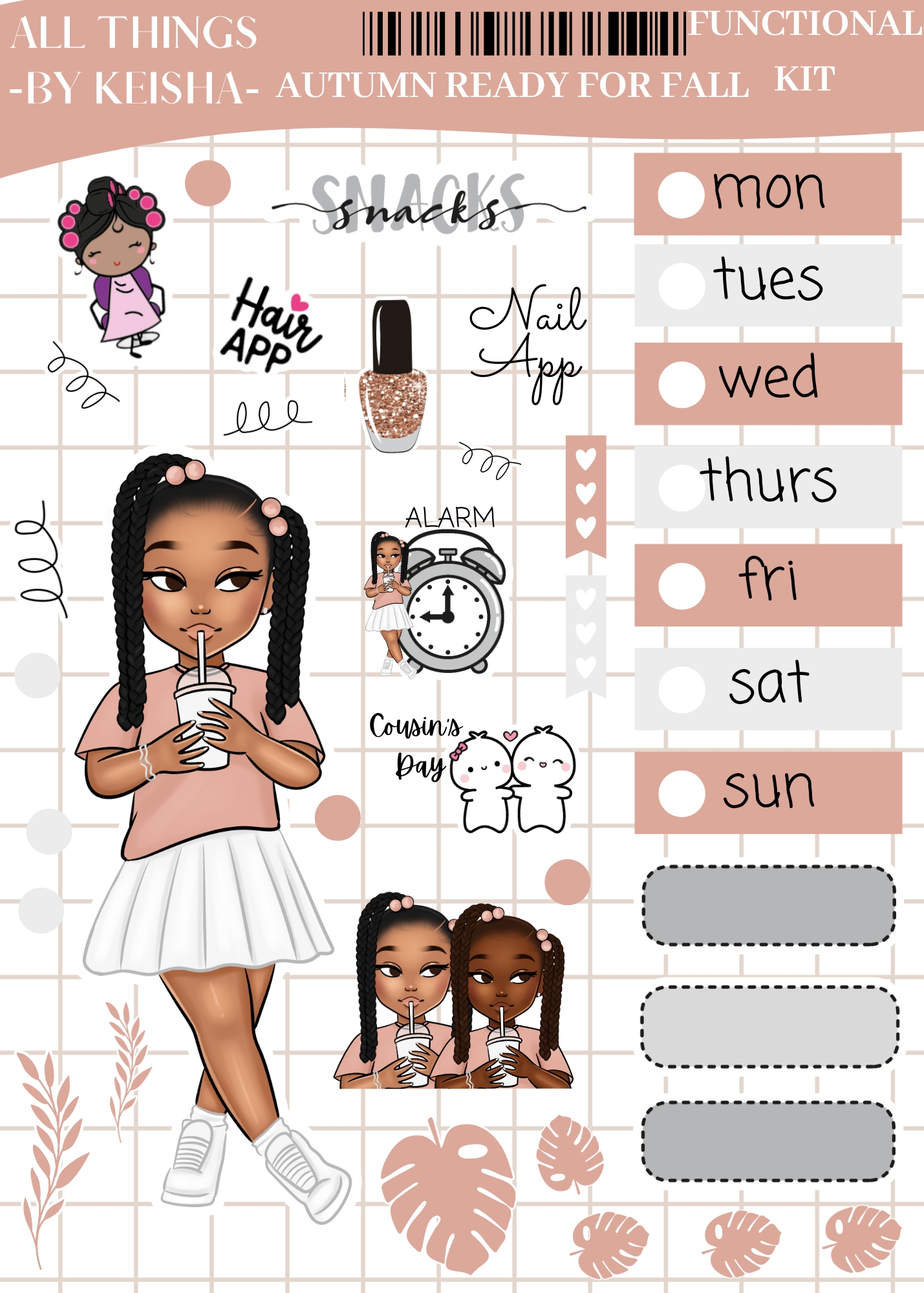 GLAM KIDS- READY FOR FALL FUNCTIONAL KITS