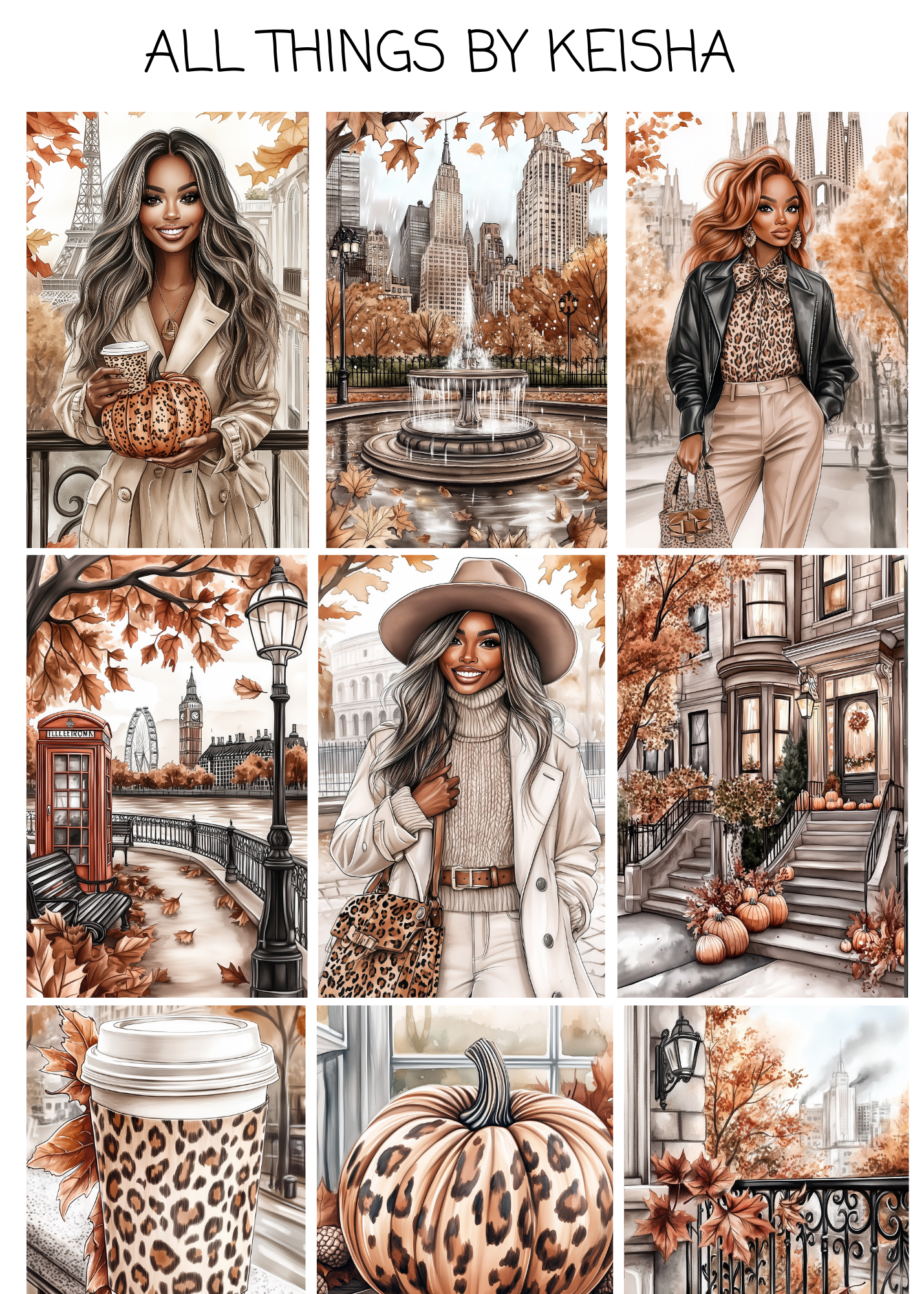 FALL IN THE CITY STICKER BOOK