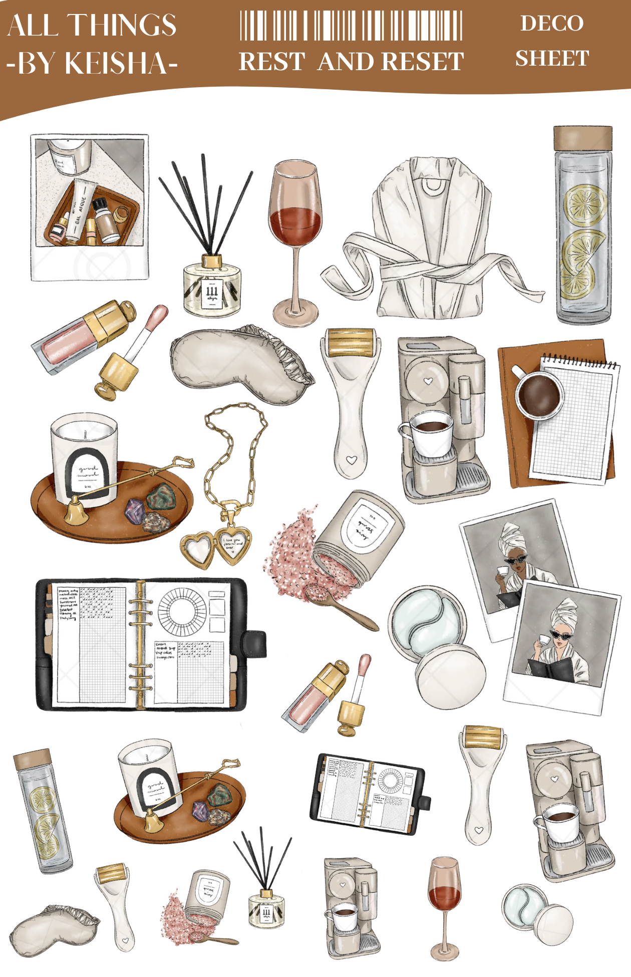 REST & RESET DECO SHEET