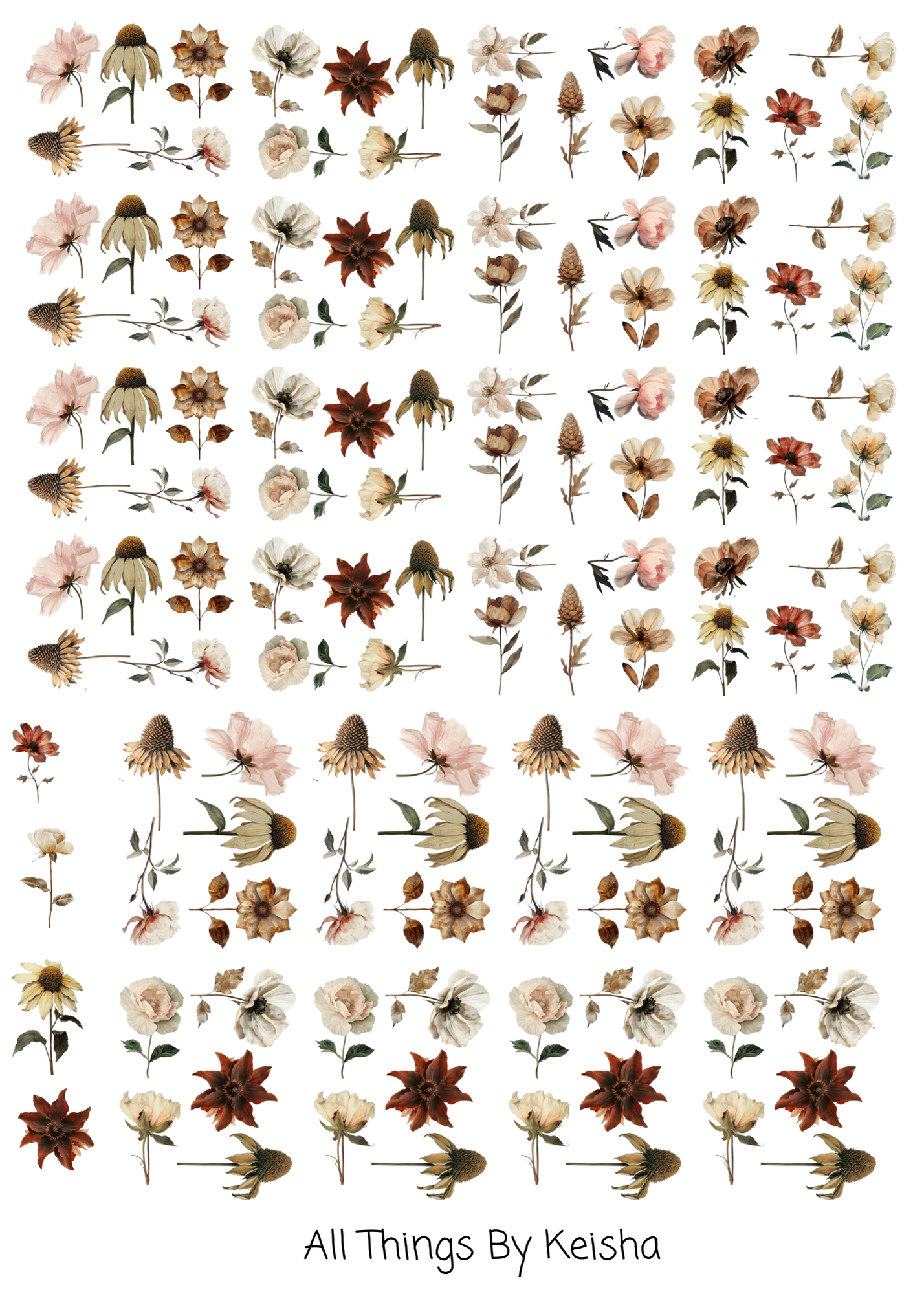 MUTED ELEGANCE FLORAS