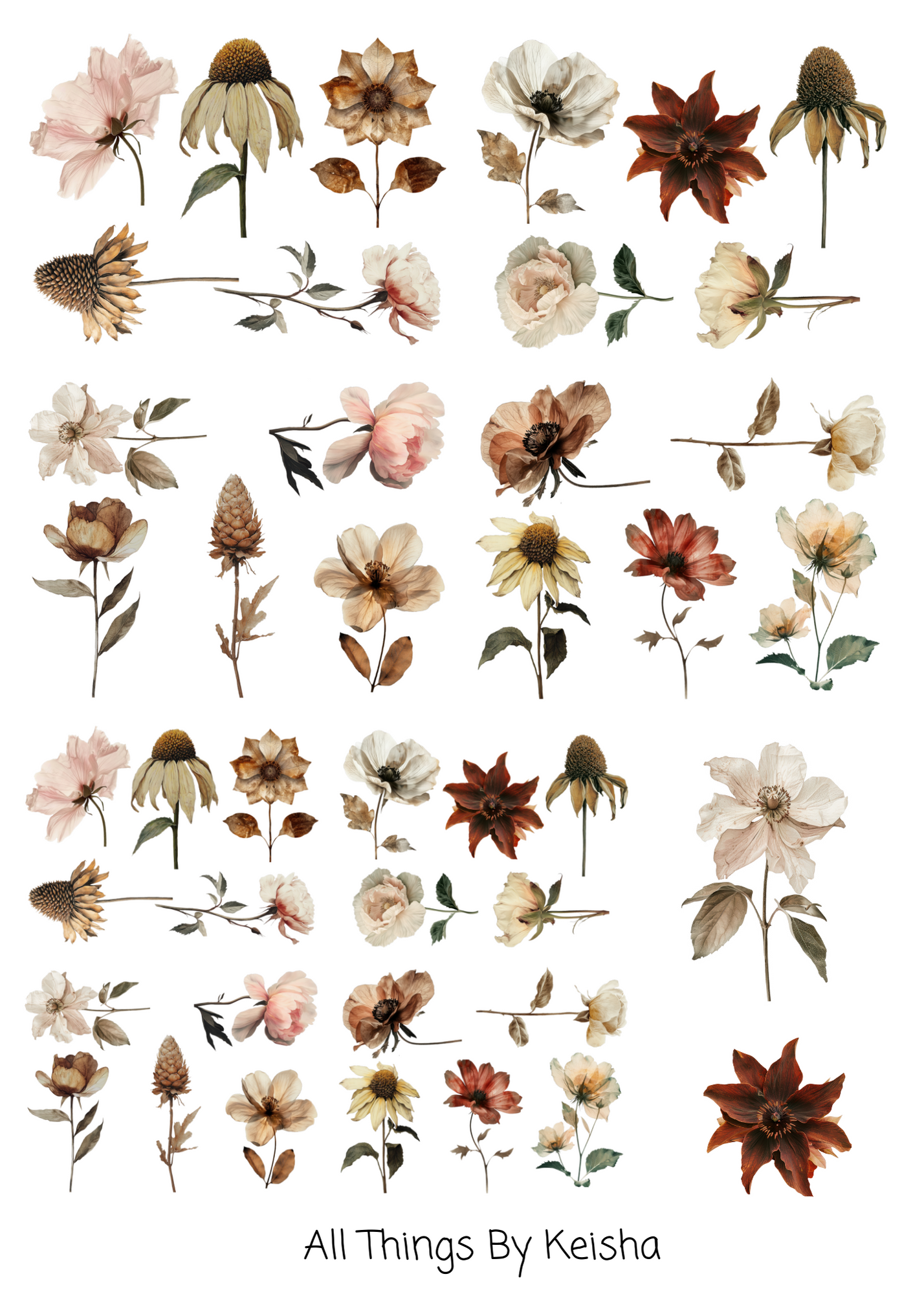MUTED ELEGANCE FLORAS