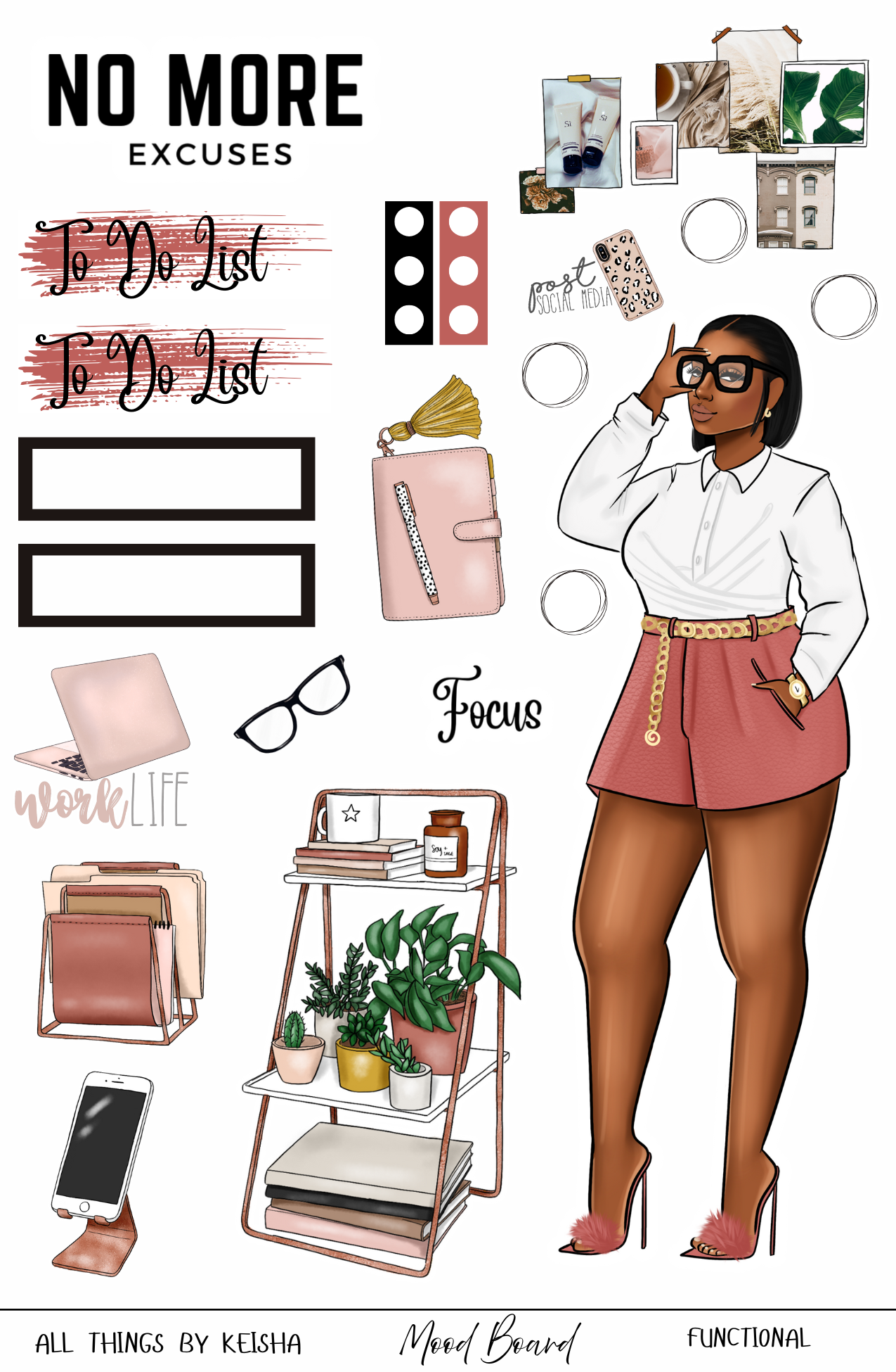 MOOD BOARD 1 FUNCTIONAL KIT
