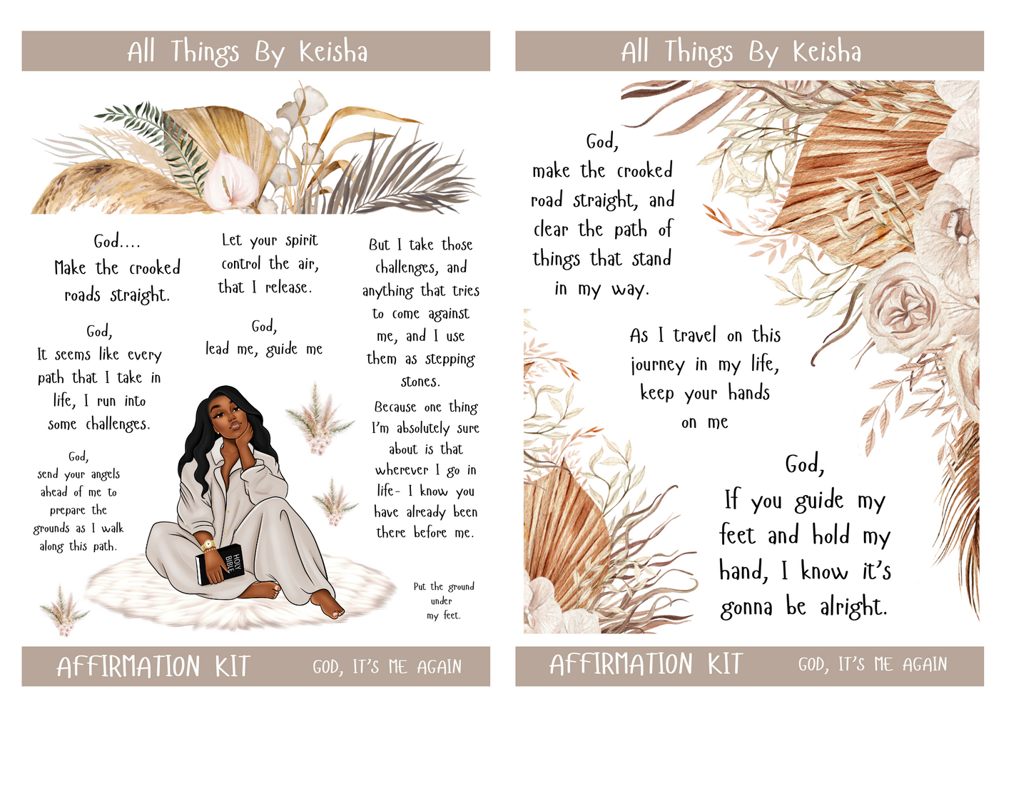 GOD- IT'S ME , AGAIN JOURNAL THEME PACK