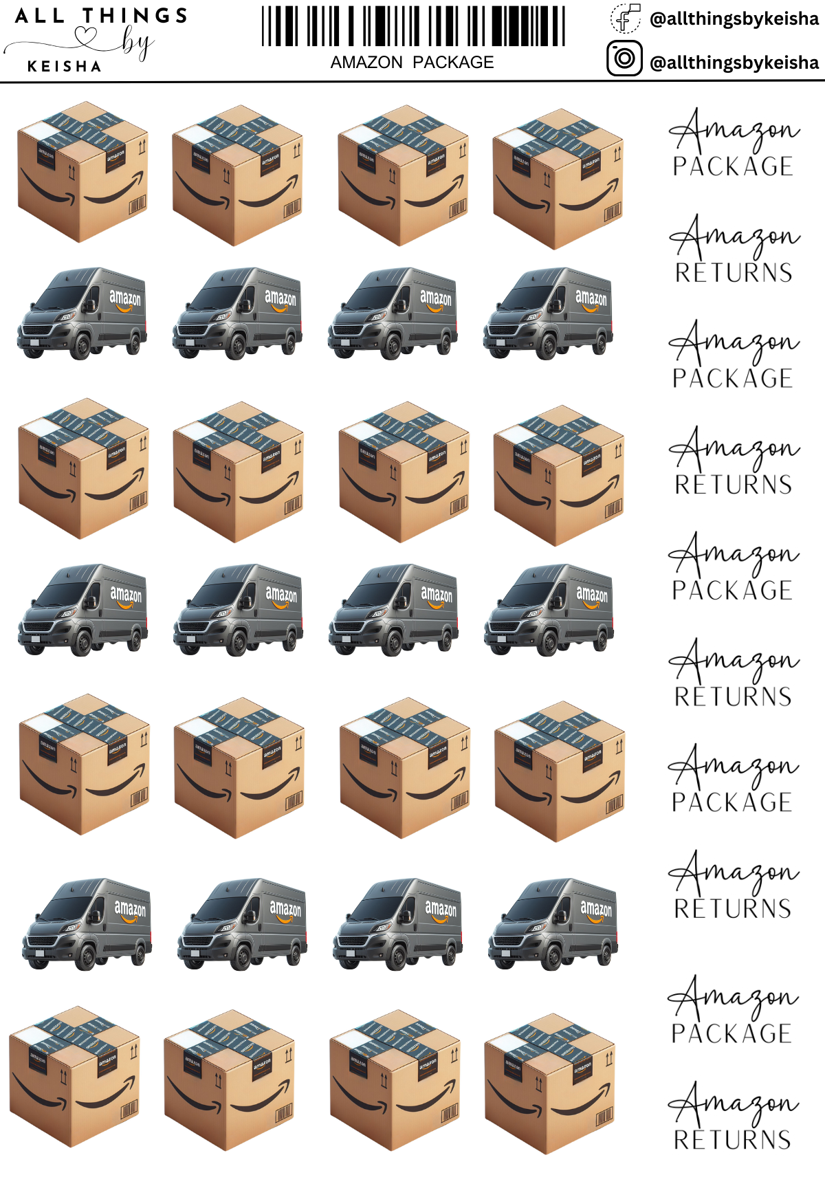 AMAZON STICKERS