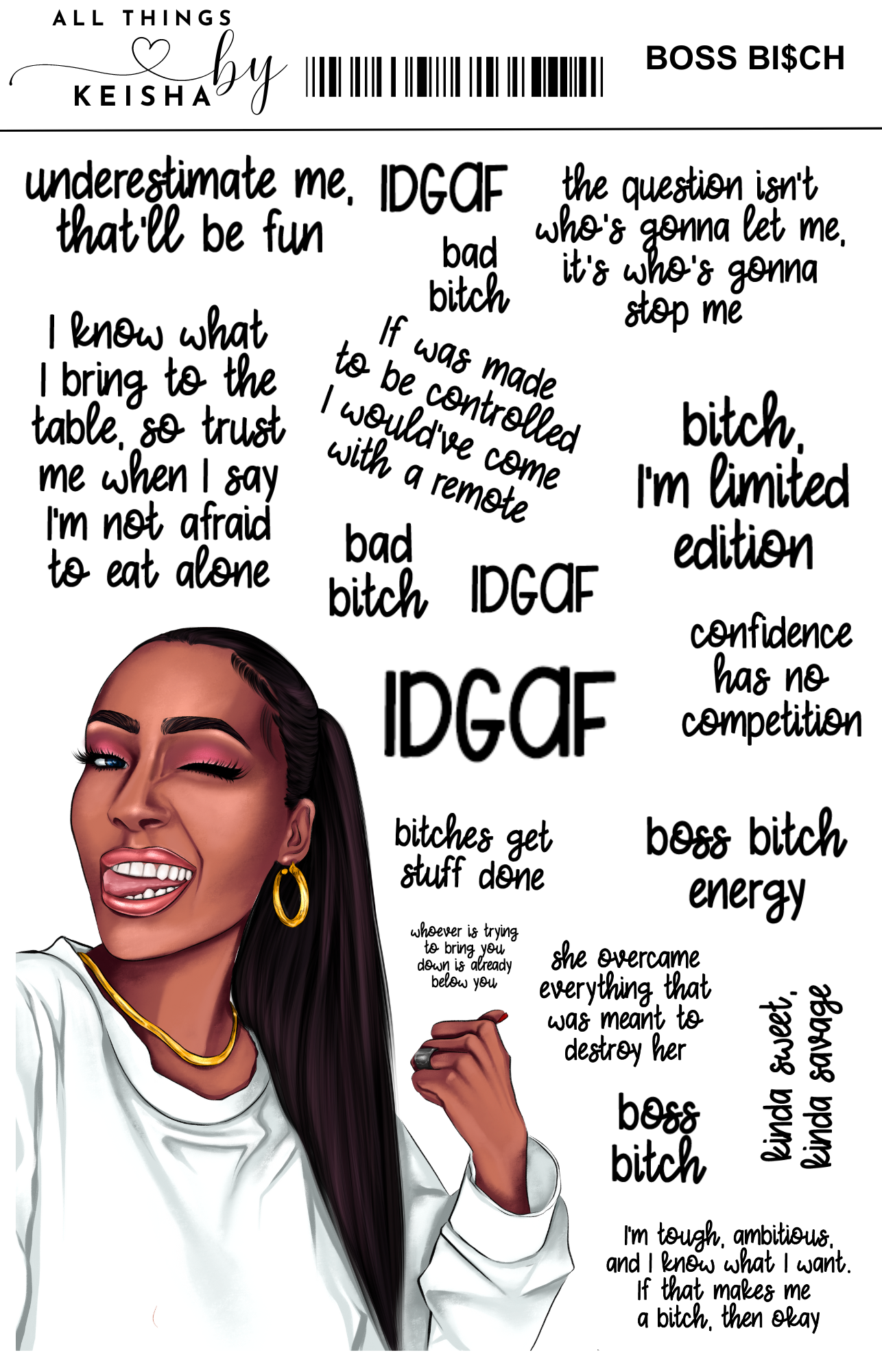 BOSS BI$CH AFFIRMATION KIT