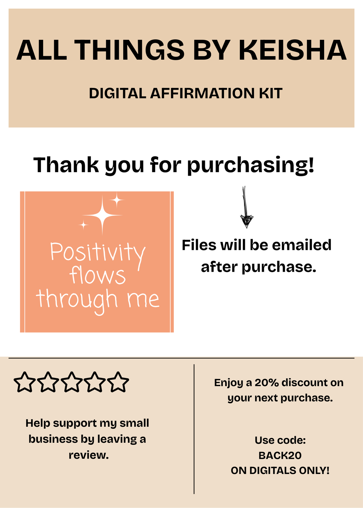 DIGITAL AFFIRMATION KIT