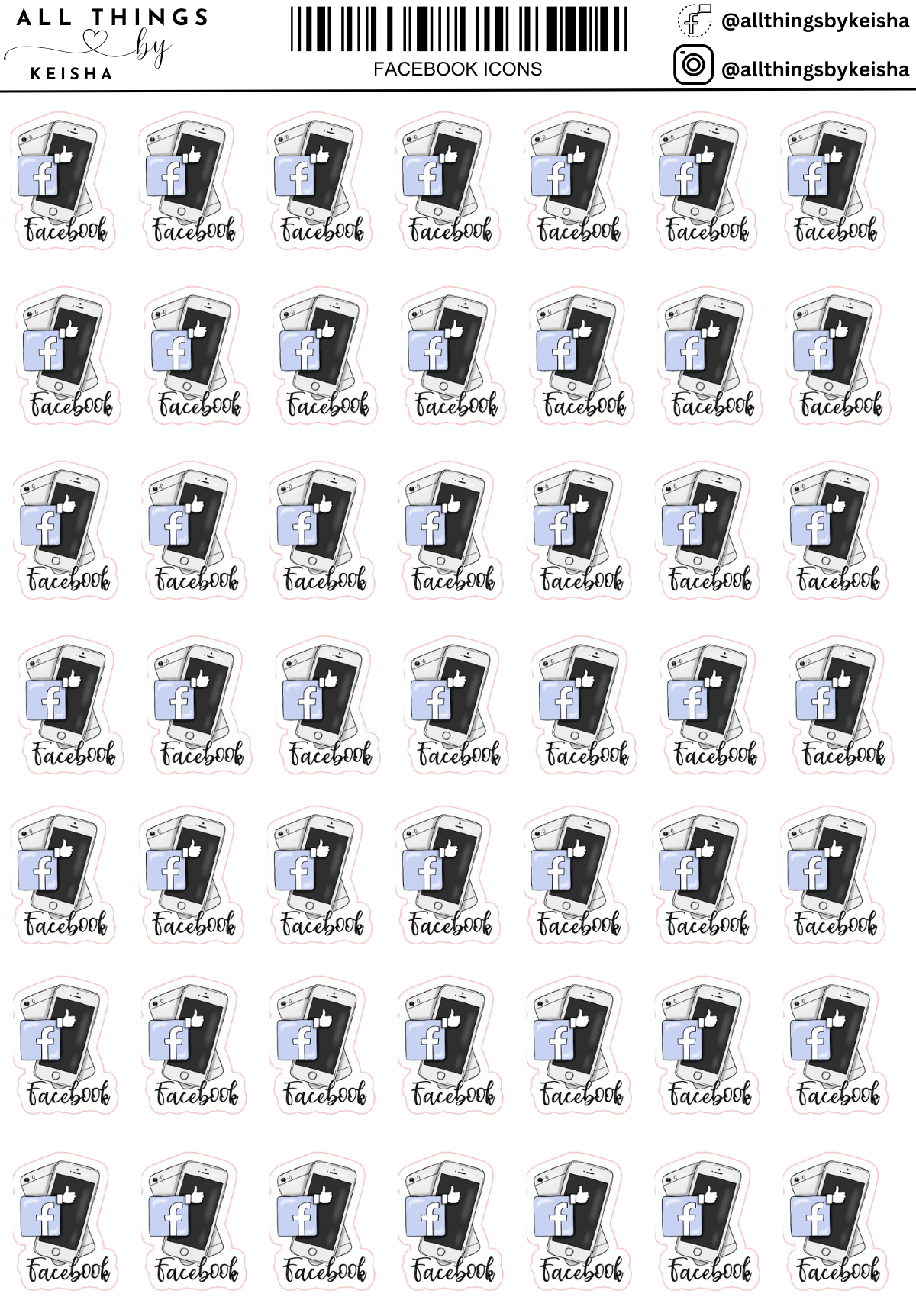 FACEBOOK ICONS