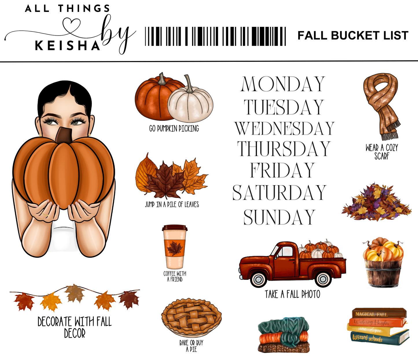 FALL BUCEKET LIST MINI KIT