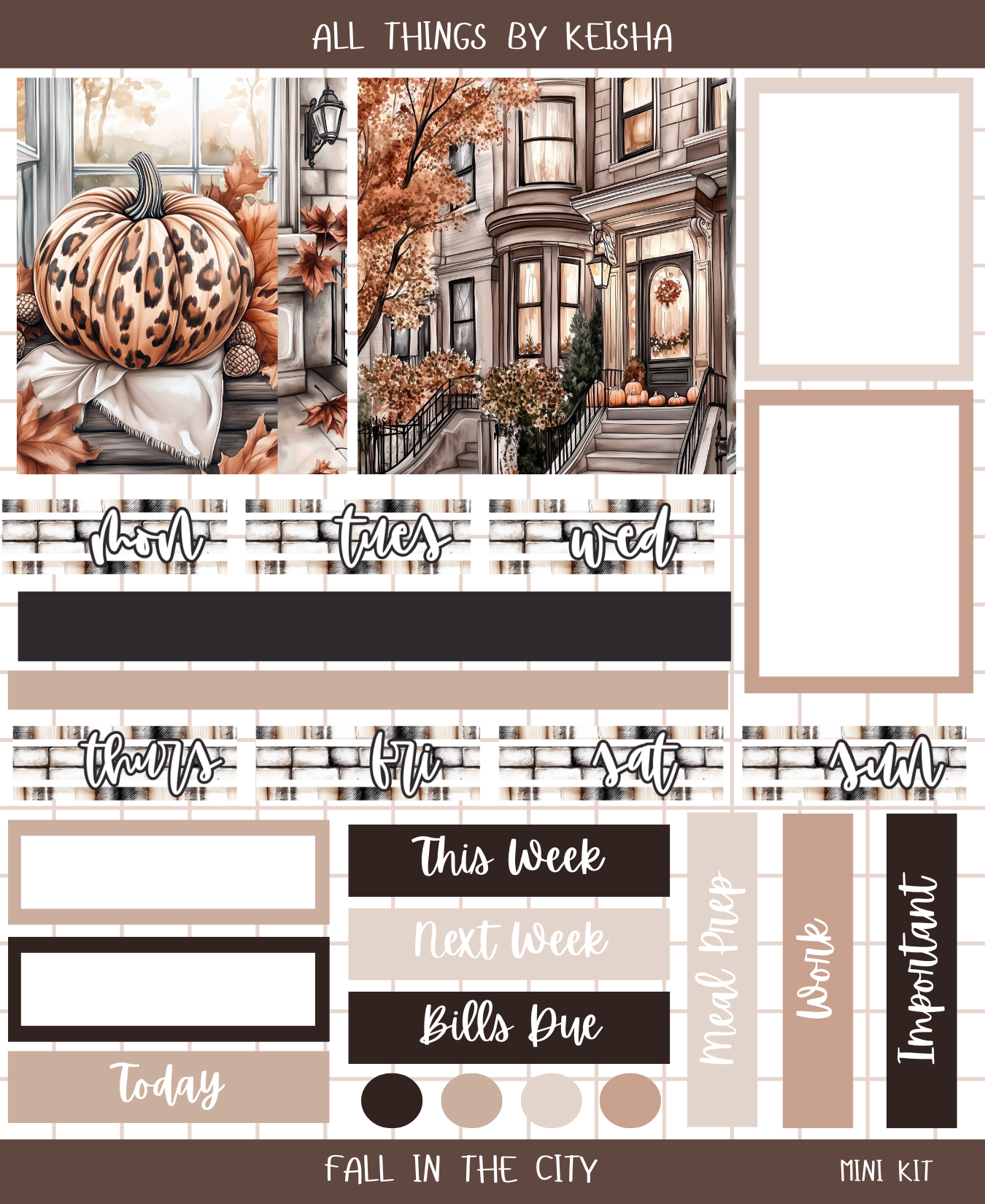 FALL IN THE CITY MINI KIT
