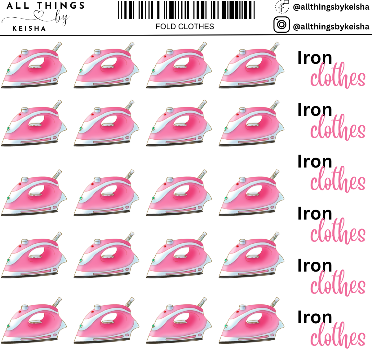 IRON CLOTHES