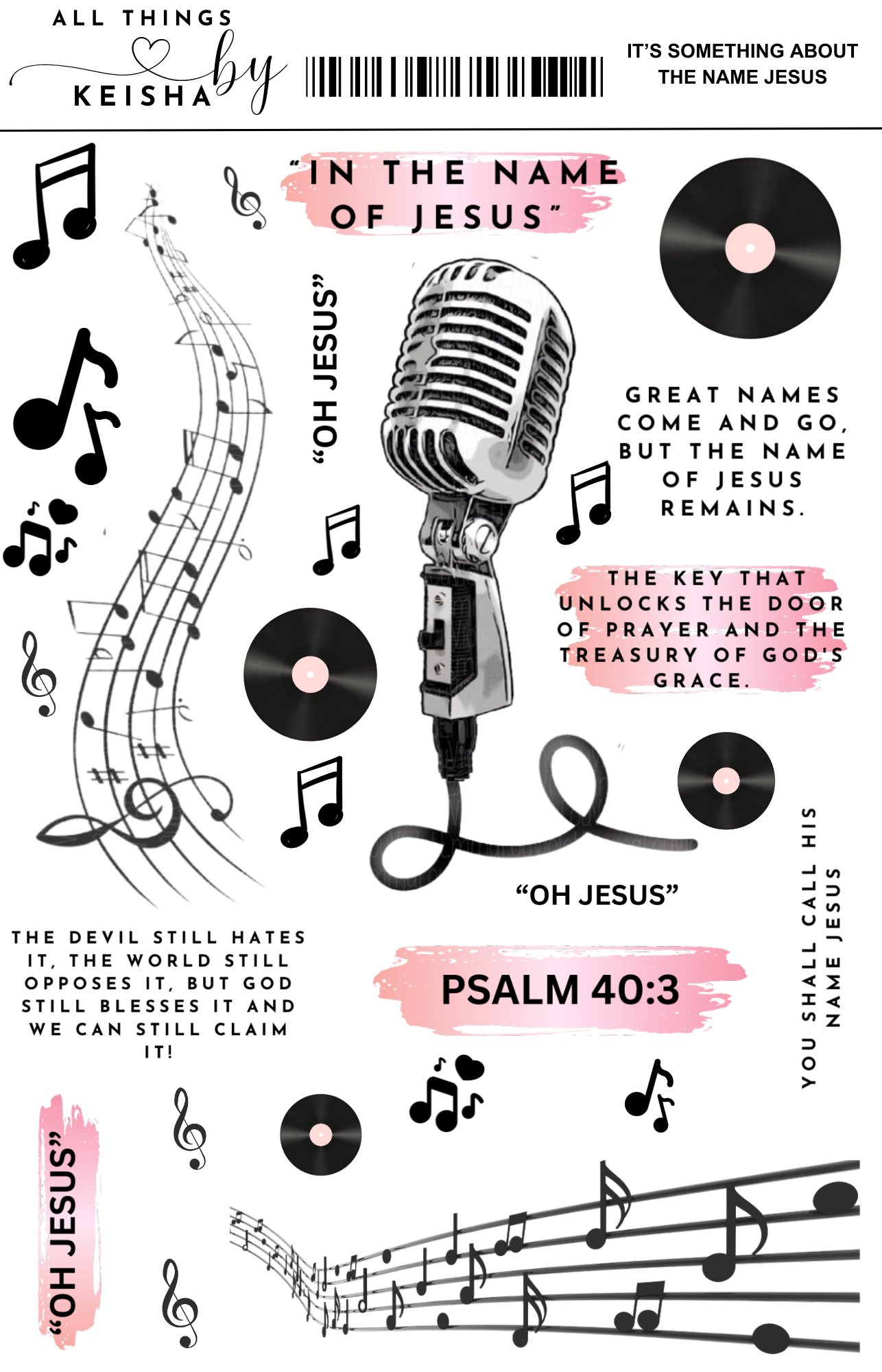 IT'S SOMETHING ABOT THE NAME JESUS