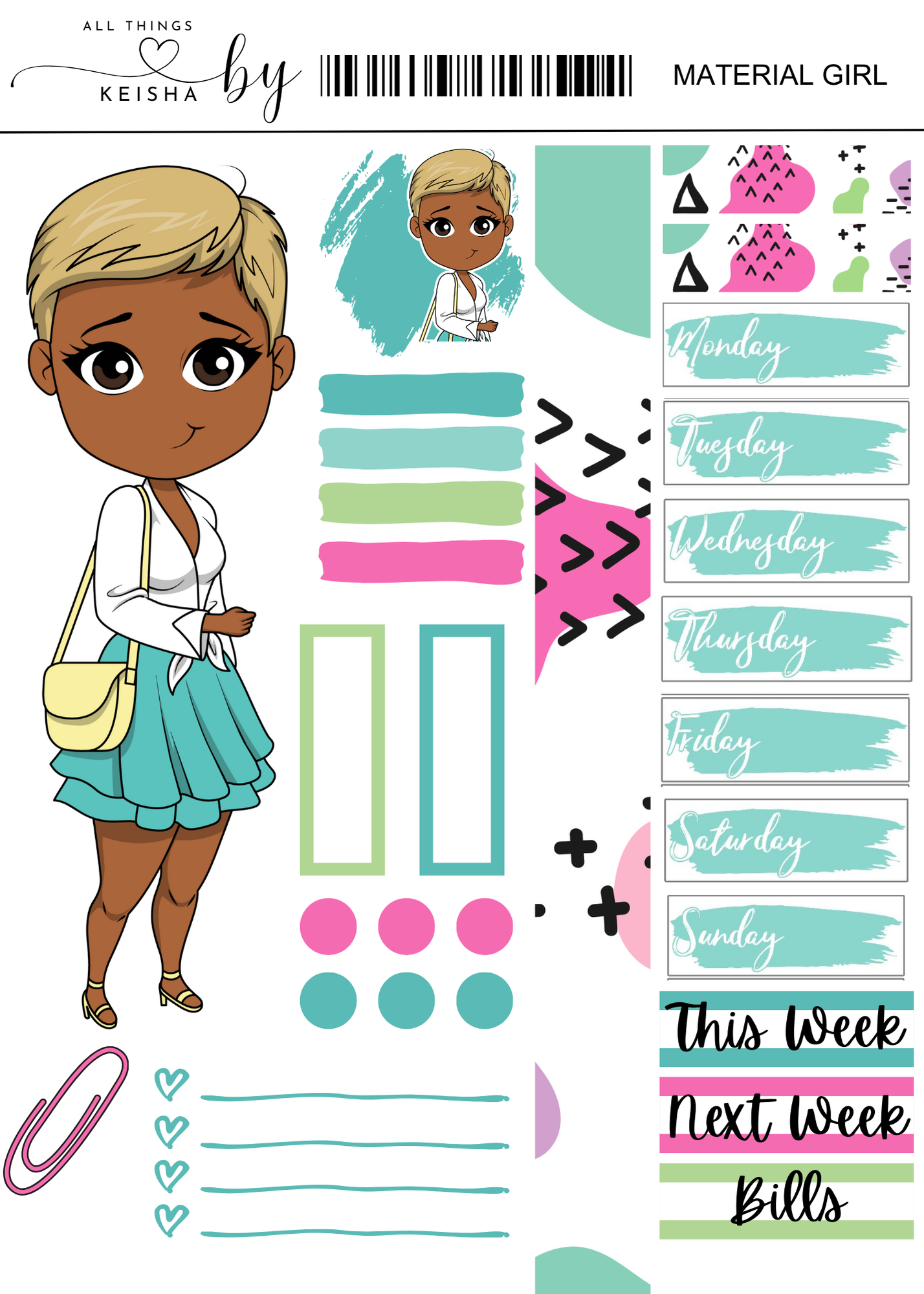 KEKE'S SQUAD - MATERIAL GIRL - DARK