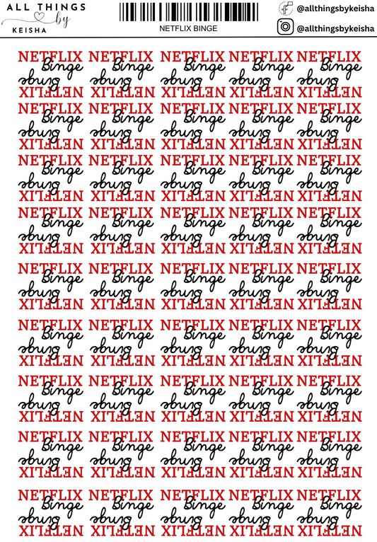 NETFLIX BLINGE STICKERS