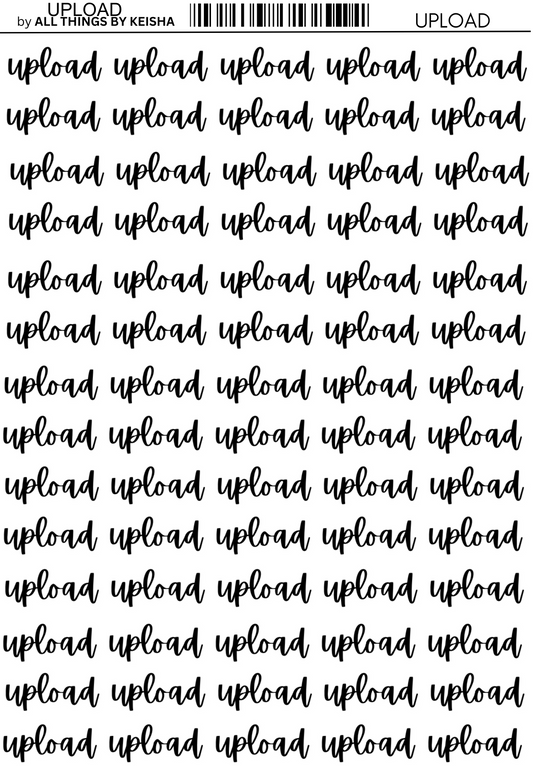 UPLOAD SCRIPT STICKERS