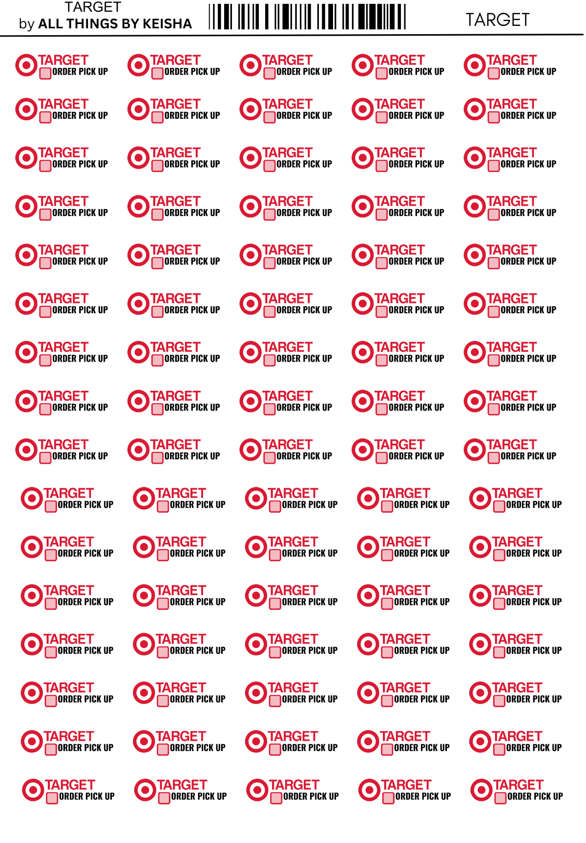 TARGET ORDER
