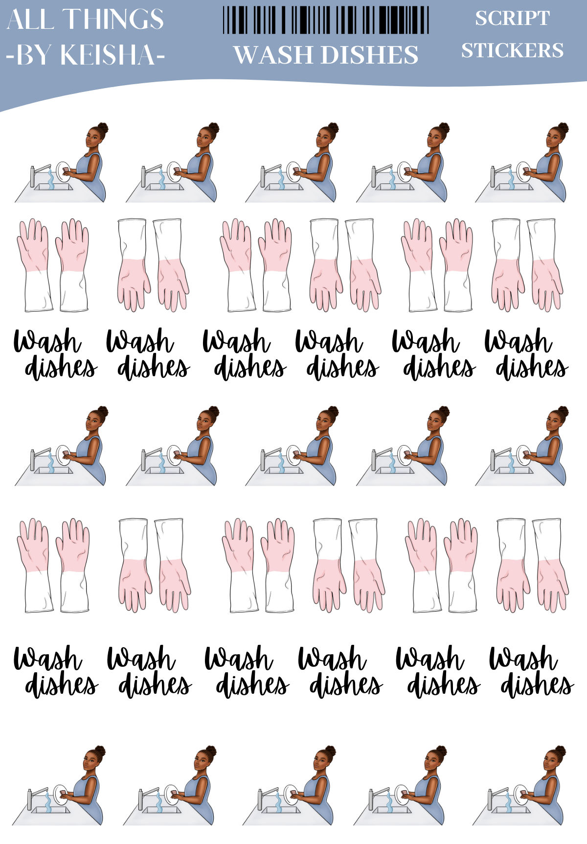 WASH DISHES ICON