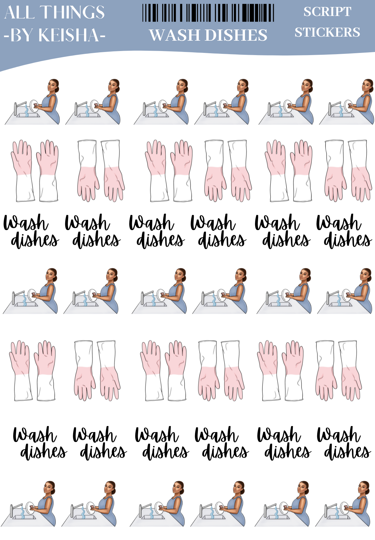 WASH DISHES ICON
