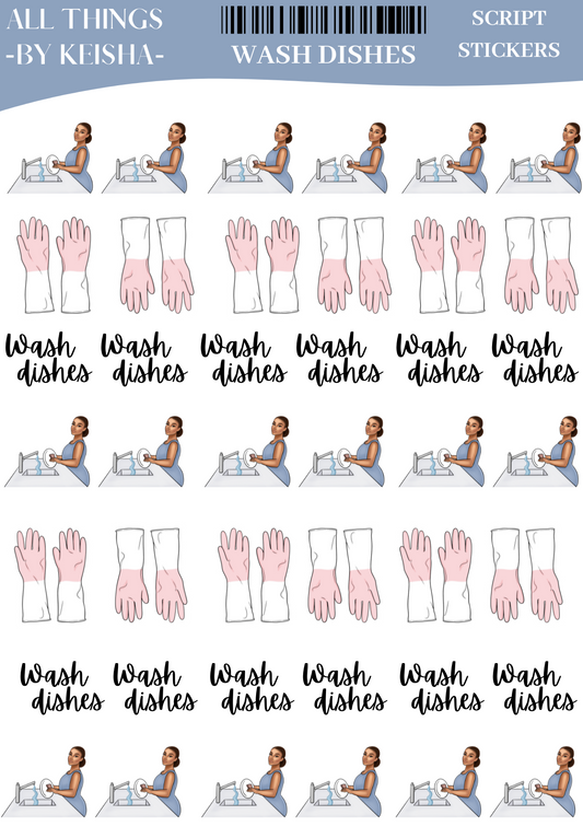 WASH DISHES ICON