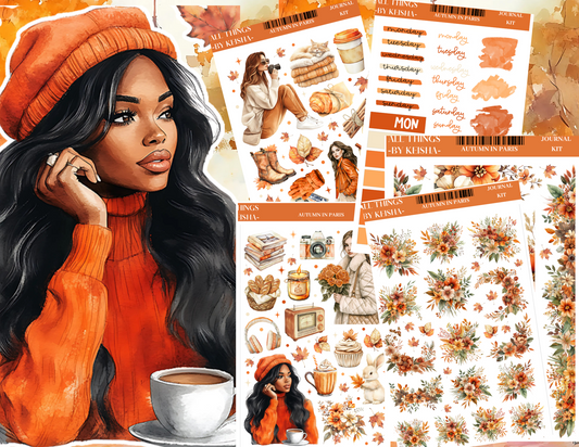 AUTUMN IN  PARIS - PRINTABLE