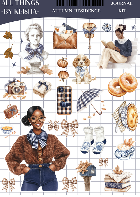 AUTUMN RESIDENCE JOURNAL KIT
