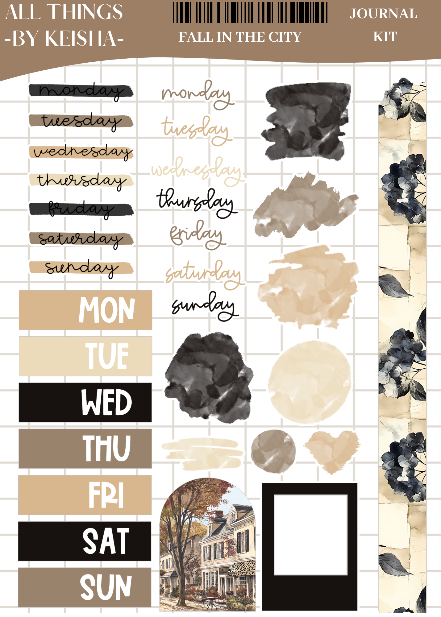 FALL IN THE CITY JOURNAL KIT