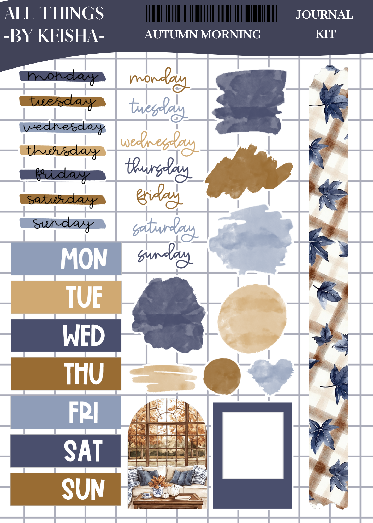 AUTUMN RESIDENCE JOURNAL KIT
