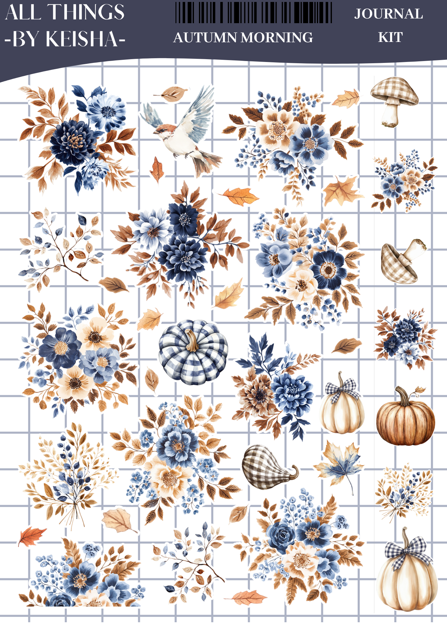 AUTUMN RESIDENCE JOURNAL KIT