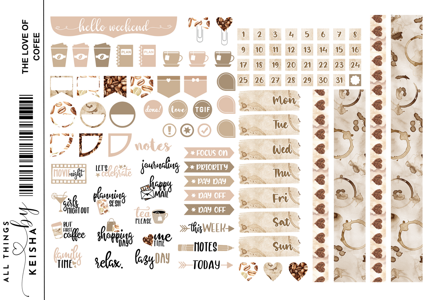 THE LOVE OF COFFEE WEEKLY KIT