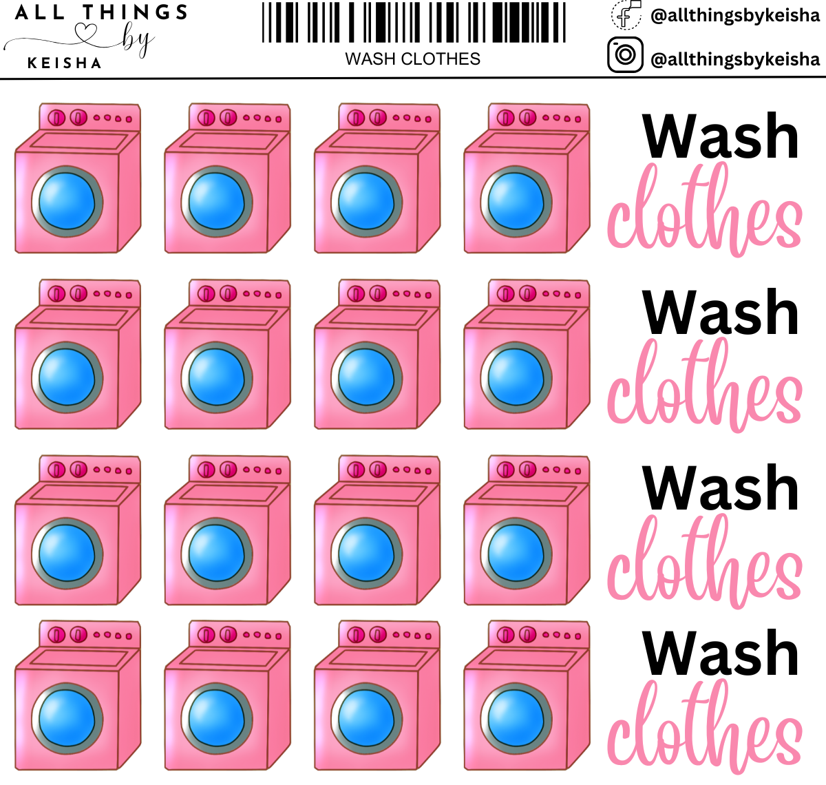 WASH CLOTHES