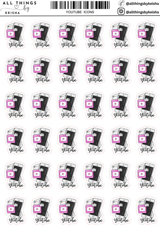 YOUTUBE  ICONS