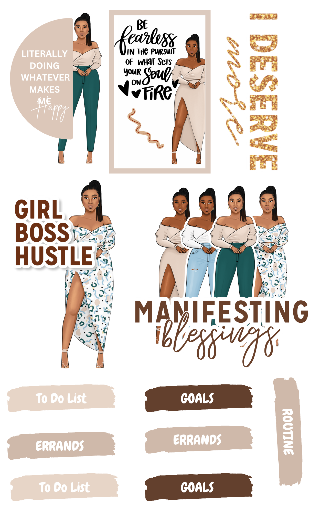 LADY LOCS STICKER PACK