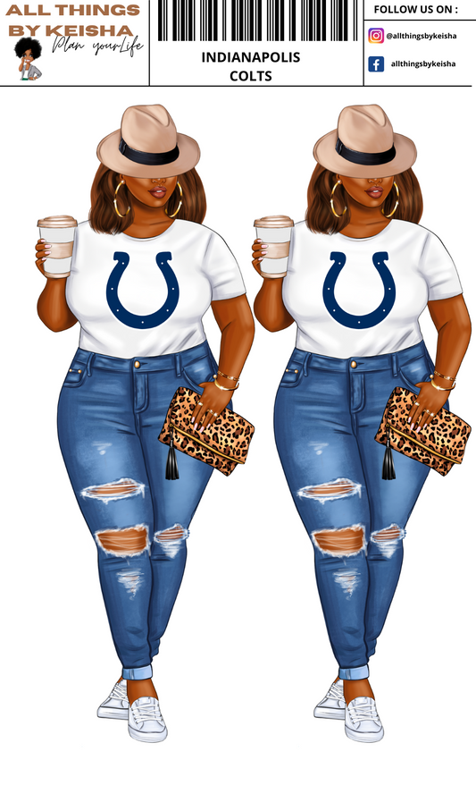 COLTS PLANNER GIRL STICKER SET