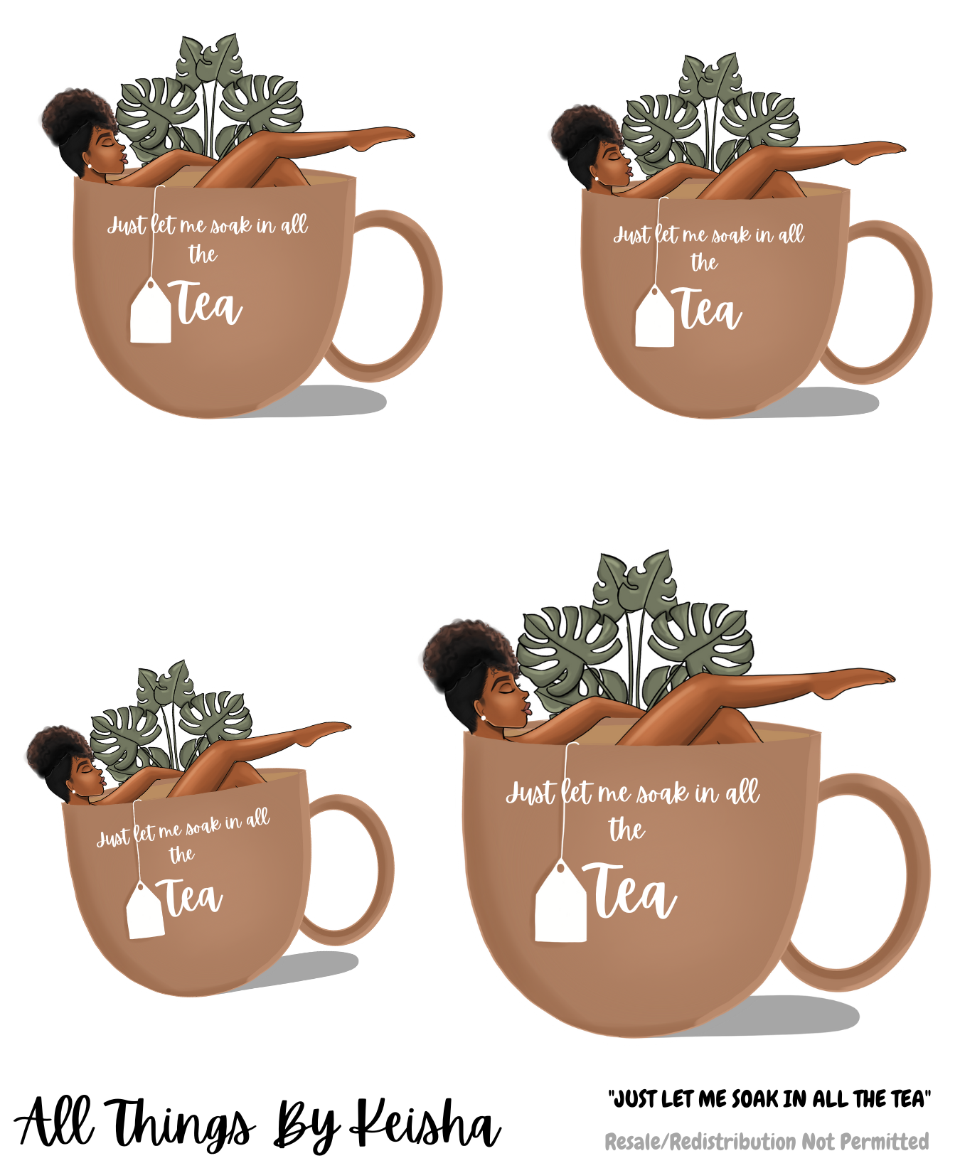 LET'S JUST SOAK IN ALL THIS TEA